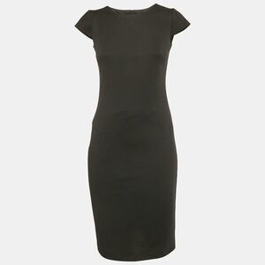 Veronica Virta Black Crepe Mini Dress Xs